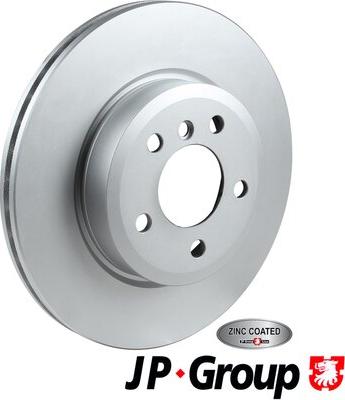 JP Group 1463105300 - Гальмівний диск autocars.com.ua