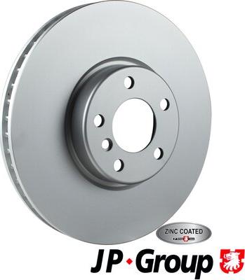 JP Group 1463106000 - Гальмівний диск autocars.com.ua