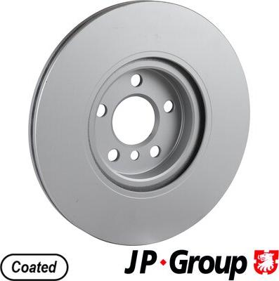 JP Group 1463107400 - Гальмівний диск autocars.com.ua