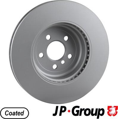 JP Group 1463107500 - Гальмівний диск autocars.com.ua