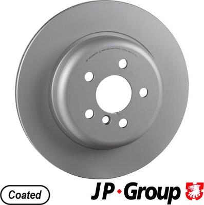 JP Group 1463206700 - Гальмівний диск autocars.com.ua