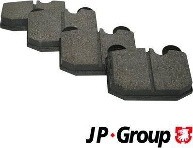 JP Group 1463600110 - Гальмівні колодки, дискові гальма autocars.com.ua