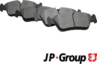 JP Group 1463601010 - Гальмівні колодки, дискові гальма autocars.com.ua