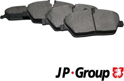 JP Group 1463601210 - Тормозные колодки, дисковые, комплект avtokuzovplus.com.ua