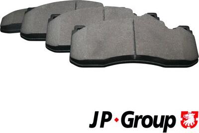JP Group 1463601710 - Гальмівні колодки, дискові гальма autocars.com.ua