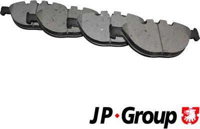 JP Group 1463601910 - Тормозные колодки, дисковые, комплект avtokuzovplus.com.ua