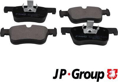 JP Group 1463606110 - Гальмівні колодки, дискові гальма autocars.com.ua