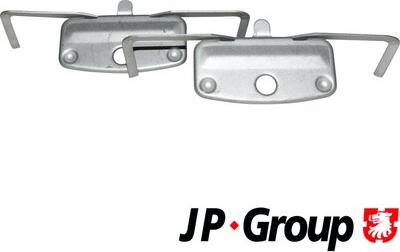 JP Group 1463650510 - Комплектуючі, колодки дискового гальма autocars.com.ua