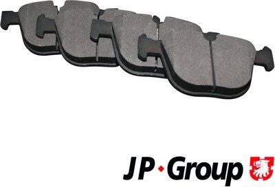JP Group 1463700710 - Гальмівні колодки, дискові гальма autocars.com.ua