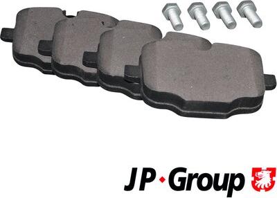 JP Group 1463701710 - Тормозные колодки, дисковые, комплект avtokuzovplus.com.ua