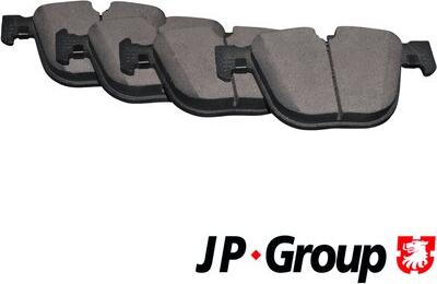 JP Group 1463701810 - Гальмівні колодки, дискові гальма autocars.com.ua