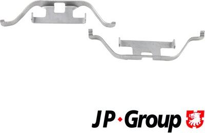 JP Group 1464004410 - Комплектуючі, колодки дискового гальма autocars.com.ua