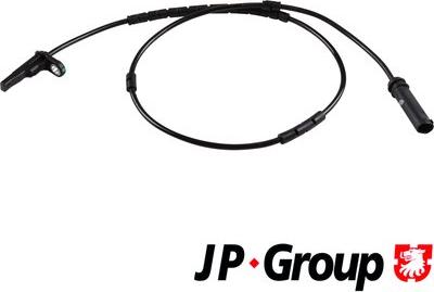 JP Group 1497106100 - Датчик ABS, частота обертання колеса autocars.com.ua