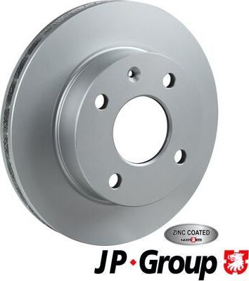 JP Group 1563104900 - Гальмівний диск autocars.com.ua