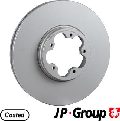 JP Group 1563106000 - Гальмівний диск autocars.com.ua