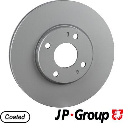 JP Group 1563106200 - Гальмівний диск autocars.com.ua