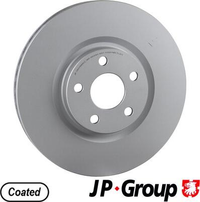 JP Group 1563106600 - Гальмівний диск autocars.com.ua