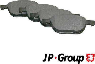 JP Group 1563600110 - Тормозные колодки, дисковые, комплект avtokuzovplus.com.ua