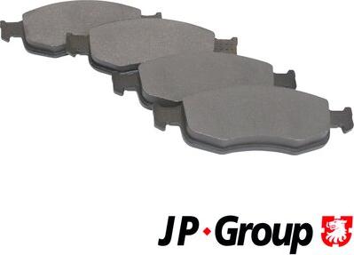 JP Group 1563600310 - Гальмівні колодки, дискові гальма autocars.com.ua