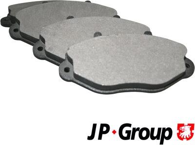 JP Group 1563600410 - Тормозные колодки, дисковые, комплект avtokuzovplus.com.ua