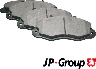 JP Group 1563600510 - Тормозные колодки, дисковые, комплект avtokuzovplus.com.ua