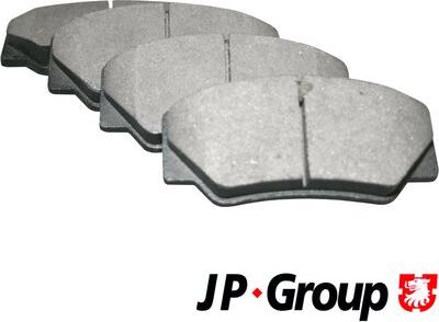 JP Group 1563600710 - Гальмівні колодки, дискові гальма autocars.com.ua