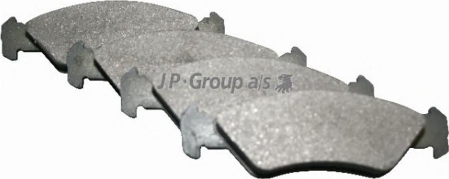 JP Group 1563601610 - Тормозные колодки, дисковые, комплект avtokuzovplus.com.ua