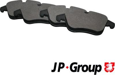 JP Group 1563601710 - Тормозные колодки, дисковые, комплект autodnr.net