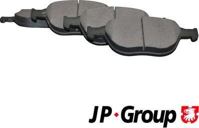 JP Group 1563602310 - Гальмівні колодки, дискові гальма autocars.com.ua