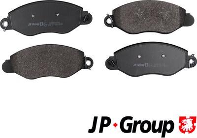 JP Group 1563603110 - Тормозные колодки, дисковые, комплект avtokuzovplus.com.ua