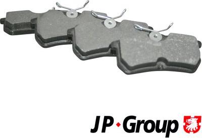 JP Group 1563700410 - Гальмівні колодки, дискові гальма autocars.com.ua
