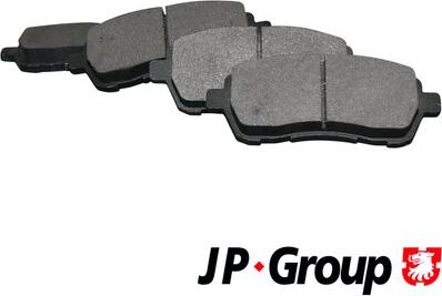 JP Group 1563700610 - Тормозные колодки, дисковые, комплект autodnr.net