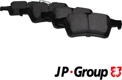 JP Group 1563701510 - Тормозные колодки, дисковые, комплект autodnr.net