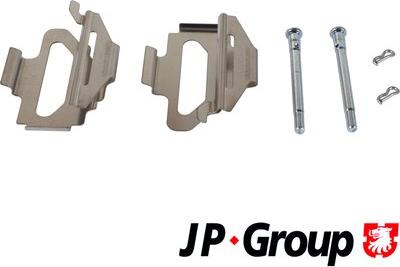 JP Group 1563750310 - Комплектуючі, колодки дискового гальма autocars.com.ua