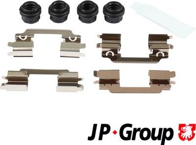 JP Group 1564003310 - Комплектуючі, колодки дискового гальма autocars.com.ua