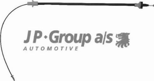 JP Group 1570200600 - Трос, управління зчепленням autocars.com.ua