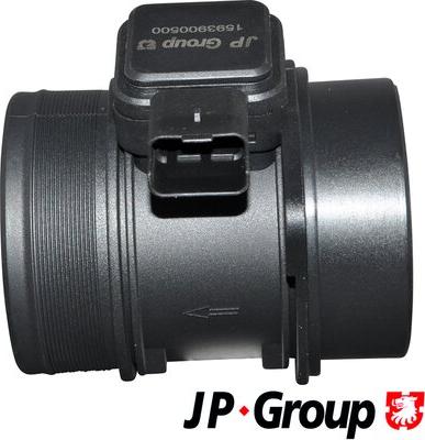 JP Group 1593900500 - Датчик потоку, маси повітря autocars.com.ua