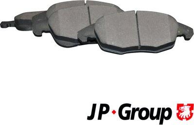 JP Group 3163600710 - Тормозные колодки, дисковые, комплект autodnr.net