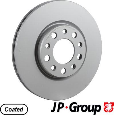 JP Group 3363101600 - Гальмівний диск autocars.com.ua