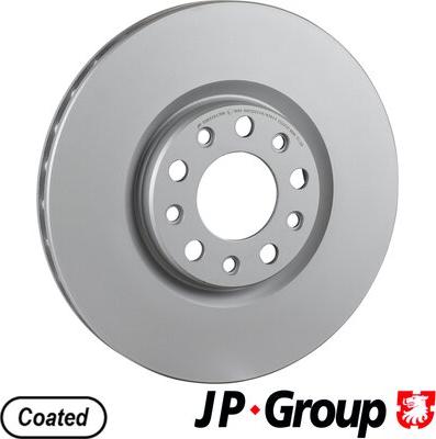 JP Group 3363101700 - Гальмівний диск autocars.com.ua