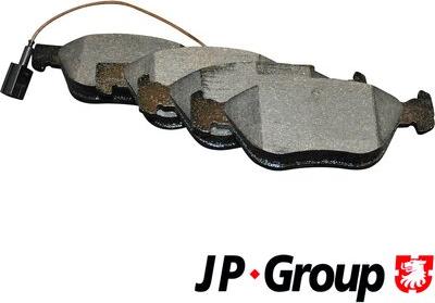 JP Group 3363600810 - Тормозные колодки, дисковые, комплект avtokuzovplus.com.ua