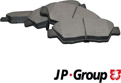 JP Group 3463600210 - Гальмівні колодки, дискові гальма autocars.com.ua
