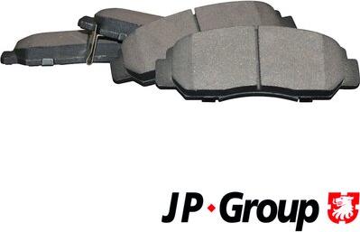 JP Group 3463600810 - Тормозные колодки, дисковые, комплект autodnr.net