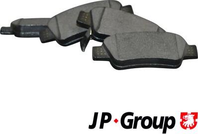 JP Group 3463700810 - Тормозные колодки, дисковые, комплект autodnr.net