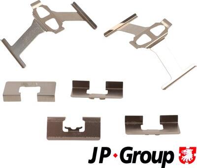 JP Group 3464002510 - Комплектуючі, колодки дискового гальма autocars.com.ua