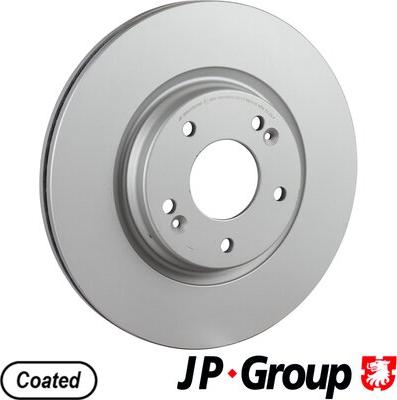 JP Group 3563103100 - Гальмівний диск autocars.com.ua