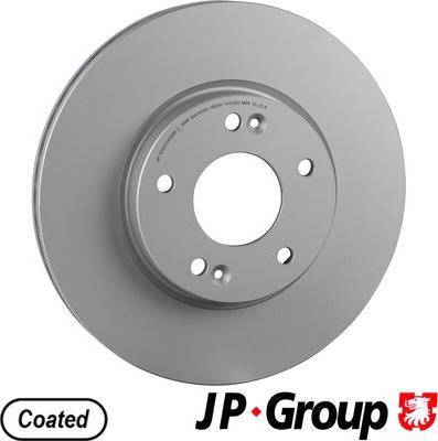 JP Group 3563103200 - Гальмівний диск autocars.com.ua