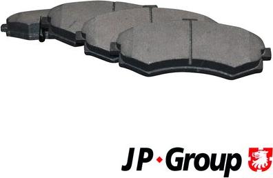 JP Group 3563600110 - Тормозные колодки, дисковые, комплект avtokuzovplus.com.ua