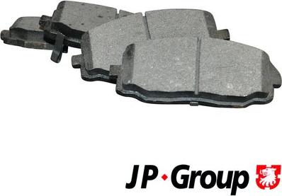 JP Group 3563600510 - Гальмівні колодки, дискові гальма autocars.com.ua