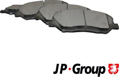 JP Group 3563600710 - Тормозные колодки, дисковые, комплект autodnr.net
